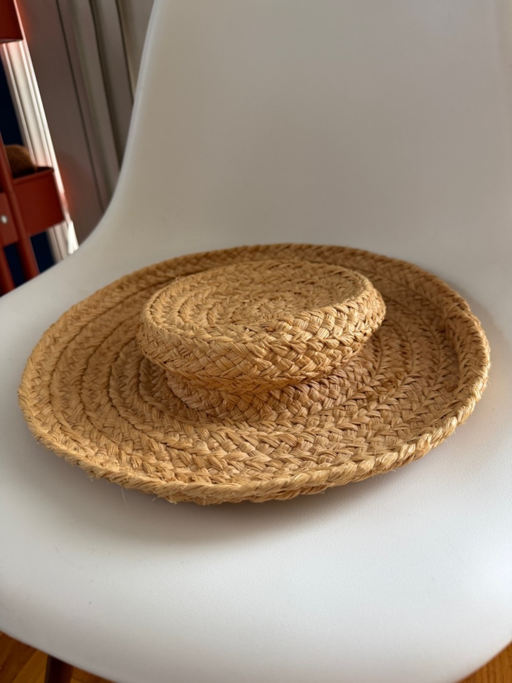 Helen Kaminski Natural Straw Boater Hat